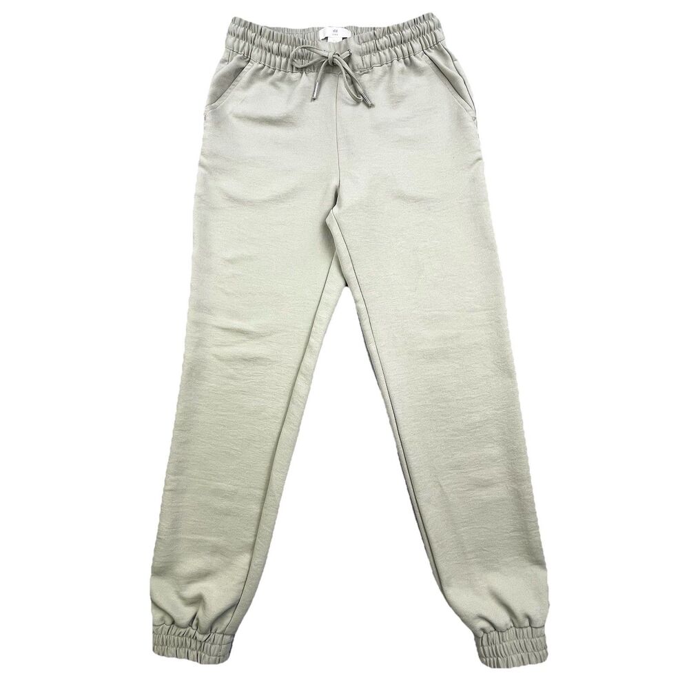 H&M Jogger Sweatpants Women’s Size 2 Light Green Performance Drawstring Pants